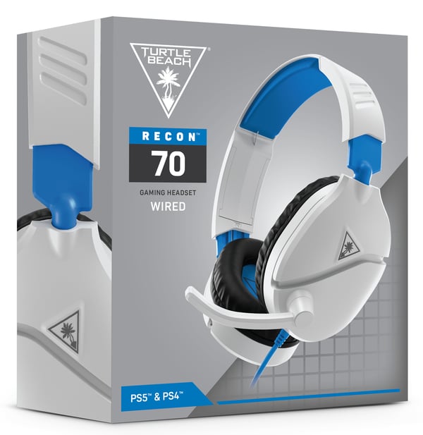 Turtle Beach Recon 70 Kuulokkeet Langallinen Pääpanta Pelaaminen Musta, Sininen, Valkoinen
