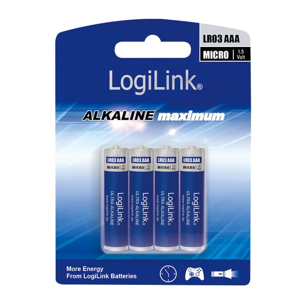 LogiLink LR03B4 husholdningsbatteri Engangsbatteri AAA Alkaline
