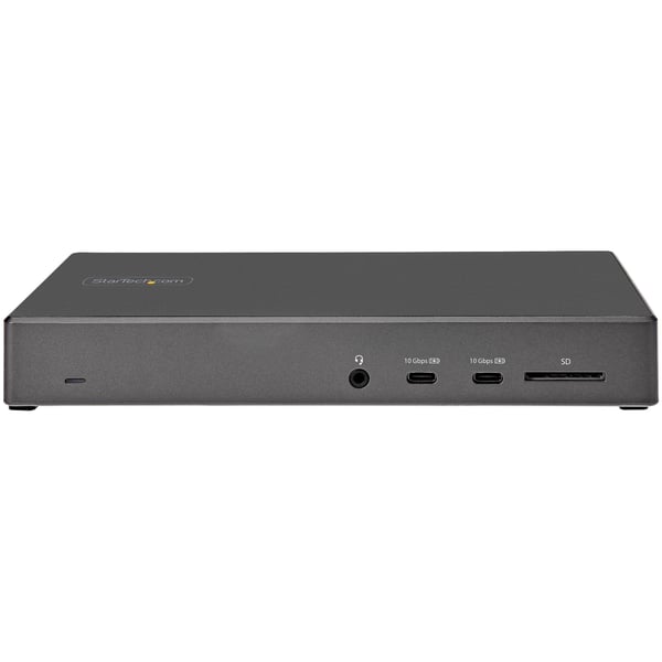StarTech.com USB-C Dock - Trippel 4K-skärm - USB Typ-C Dockningsstation - 100 W PD 3.0 - DP 1.4 Alt
