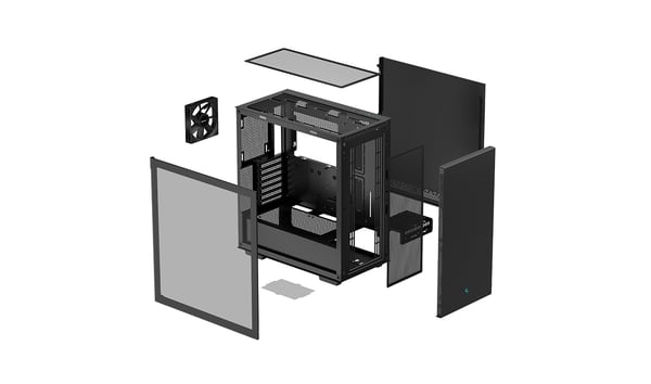 DeepCool CH510 Midi Tower Sort