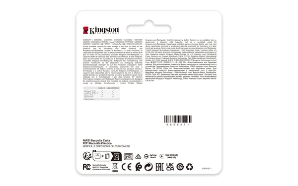 Kingston Technology DataTraveler 256 GB 220 MB/s Metal USB 3.2 Gen 1 SE9 G3