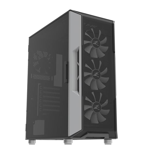Zalman I3 Neo ATX Mid Tower PC Case Mesh front for efficient cooling Pre-installed fan 3 Midi Tower Musta