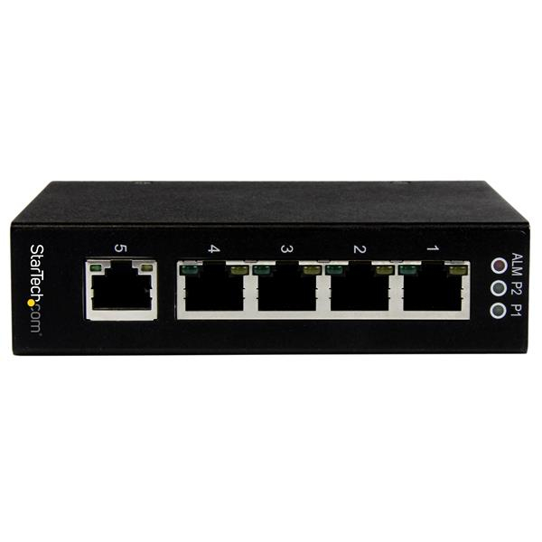 StarTech.com 5-portars ohanterad industriell Gigabit Ethernet-switch
