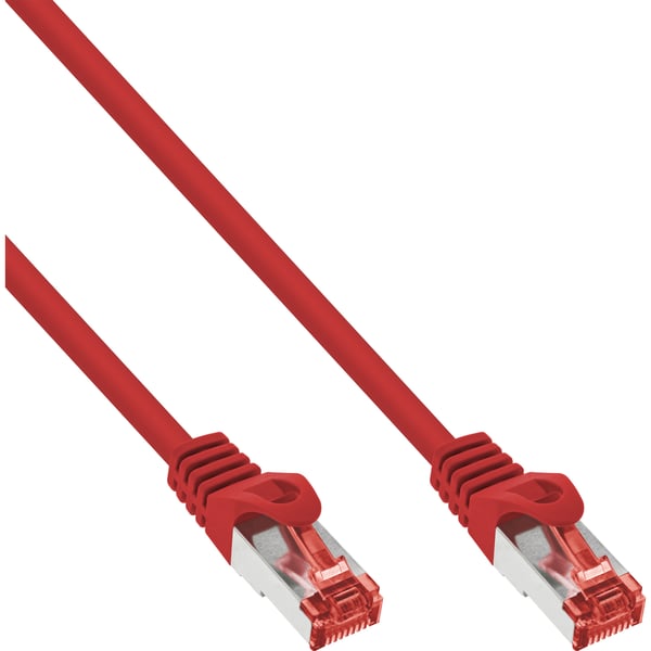 InLine 76922R netværkskabel Rød 0,25 m Cat6 S/FTP (S-STP)