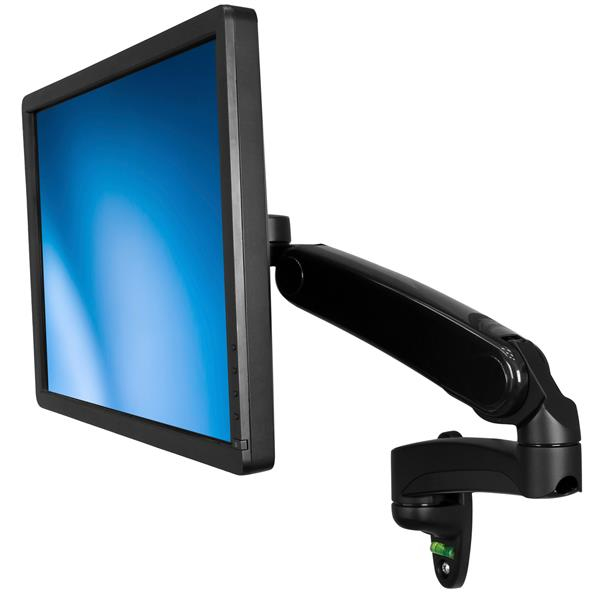 StarTech.com ARMPIVWALL monitorin kiinnike ja jalusta 76,2 cm (30") Seinä Musta
