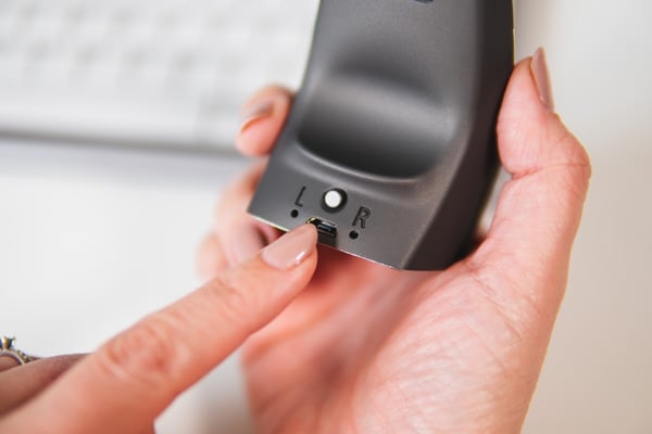 BakkerElkhuizen DXT Precision Mouse Wireless datormöss Kontor Ambidextrous Trådlös RF + Bluetooth laser 2000 DPI