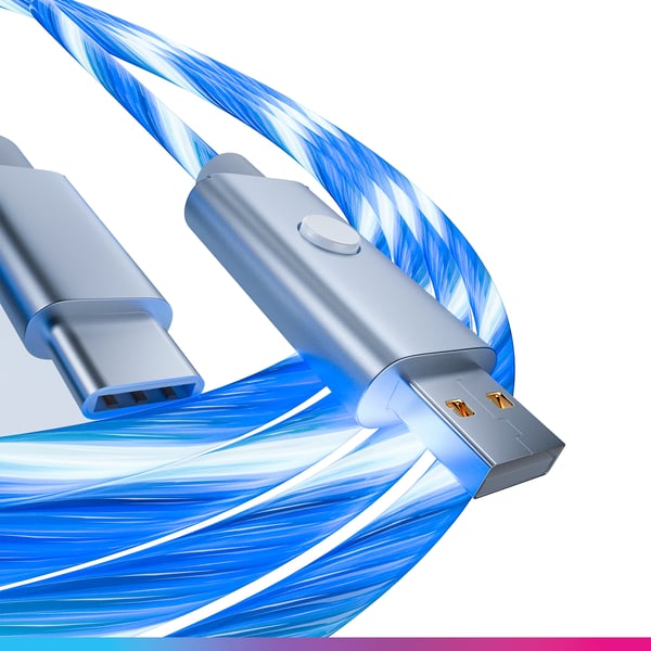 Oniverse ONICAB1-TYPEC2-WHT USB-kabel 2 m Micro-USB A USB C Hvid
