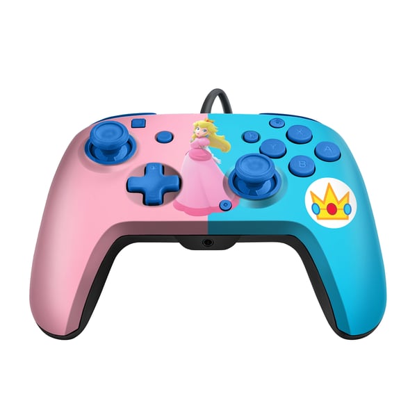 PDP Peach REMATCH Multifärg USB Spelplatta Nintendo Switch, Nintendo Switch OLED