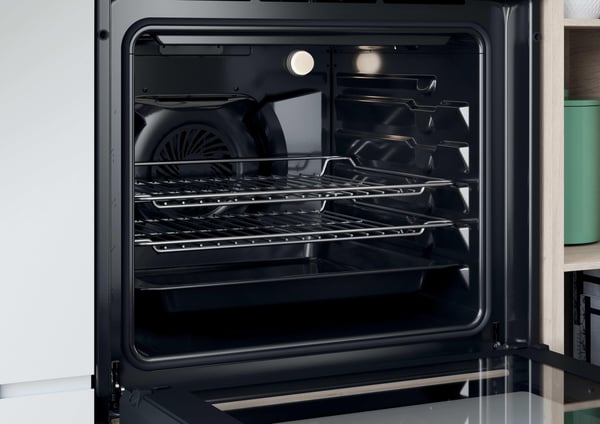Candy Idea F IDC X502IT 65 L Sort, Rustfrit stål