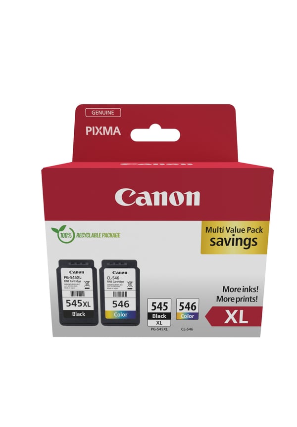 Canon 8286B010 bläckpatroner 2 styck Original Hög (XL) avkastning Svart, Cyan, Magenta, Gul
