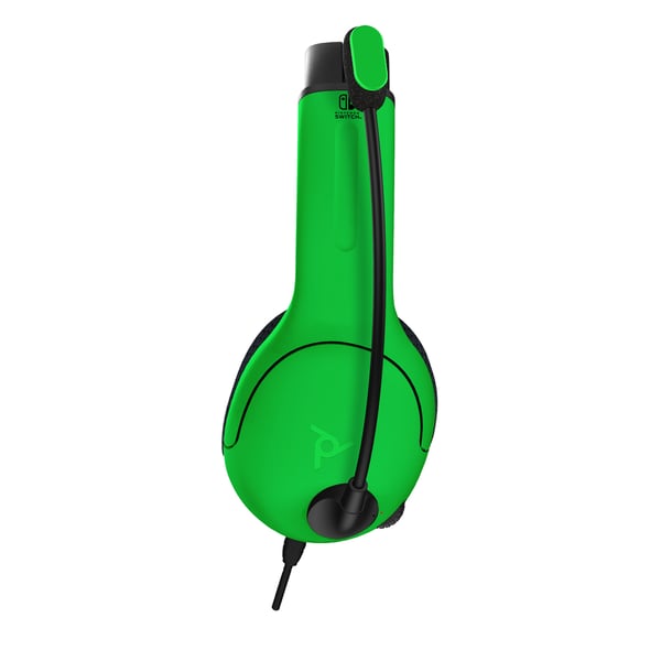 PDP LVL40 Headset Ledningsført Spil Sort, Grøn