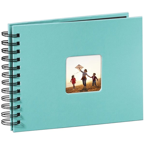 Hama 4047443167408 fotoalbum og arkbeskyttelse Turkis 50 ark 10 x 15 Spiral indbinding