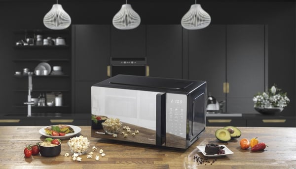 Hisense 742039 mikrovågsugn Silver Grillmikrovågsugn Bänkdiskmaskin 20 l 700 W