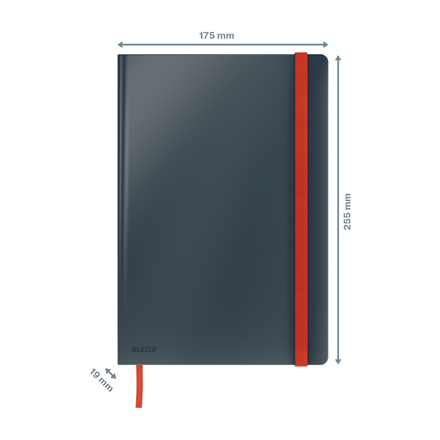 Leitz Cosy notesbog Soft Touch linjeret med Hardcover