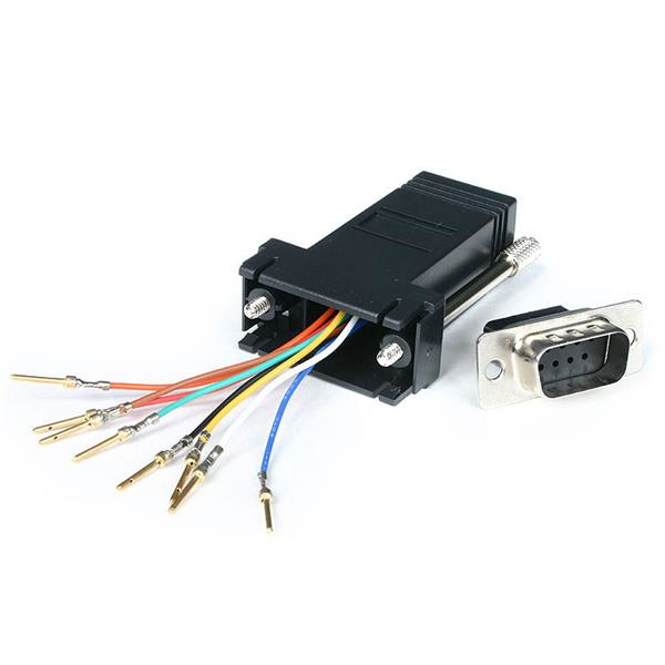 StarTech.com GC98MF kabel kønsskifter DB-9 RJ-45 Sort