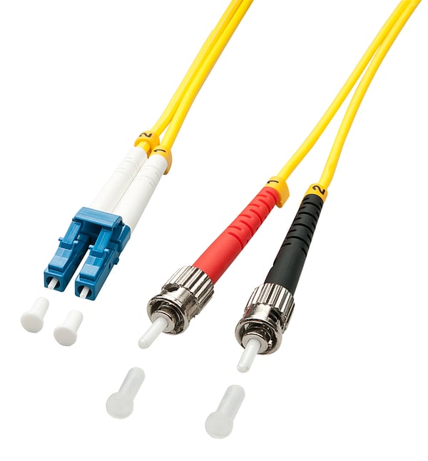 Lindy 2m LC/ST InfiniBand og fiberoptisk kabel Flerfarvet, Gul