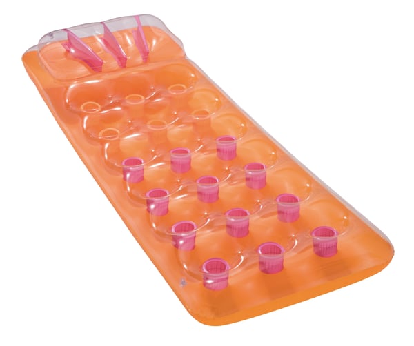 Bestway 43015 pool- och badmadrass Grön, Transparent, Gul Vinyl