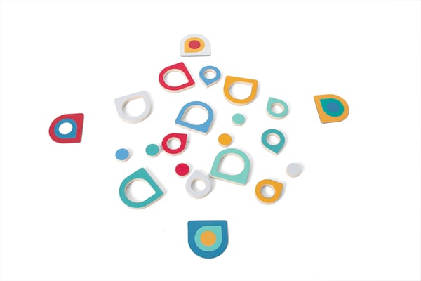 BS Toys 3 Shape Memo Brætspil Gåde