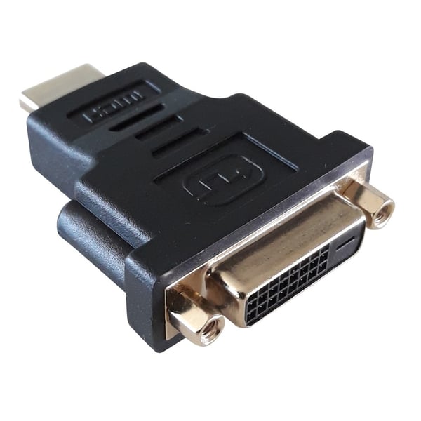 Techly HDMI - DVI-D M/F Sort