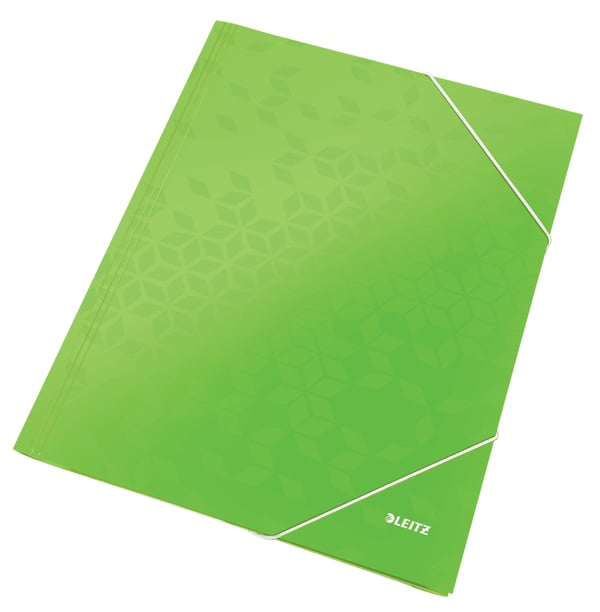 Leitz 3-klap elastikmappe WOW A4