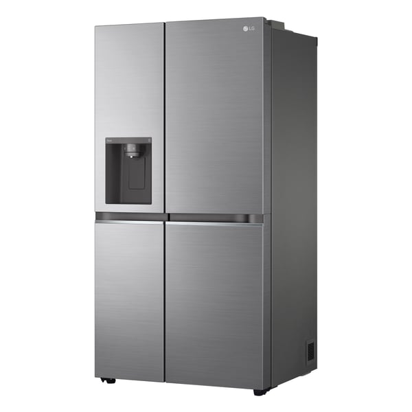 LG GSLV70PZTD Kombinerad kyl/frys side-by-side Fristående 635 l Metallisk, Silver