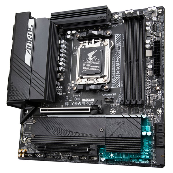 Gigabyte B650M AORUS ELITE AX - emolevy - micro ATX - kanta AM5 - AMD B650