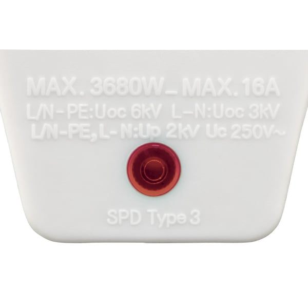 Hama 00223323 strømstik adapter Type F Hvid