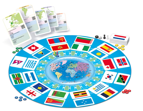 Tactic Flags around the World Brädspel Utbildning