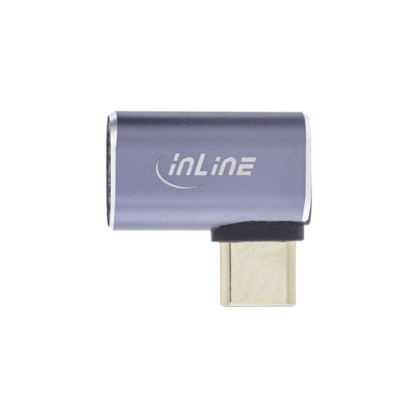 InLine 35900B kabelomvandlare (hane/hona) USB Type-C Grå