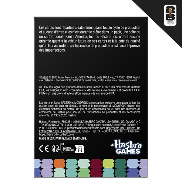 Monopoly Boosterboks med Panini Prizm FIFA World Cup