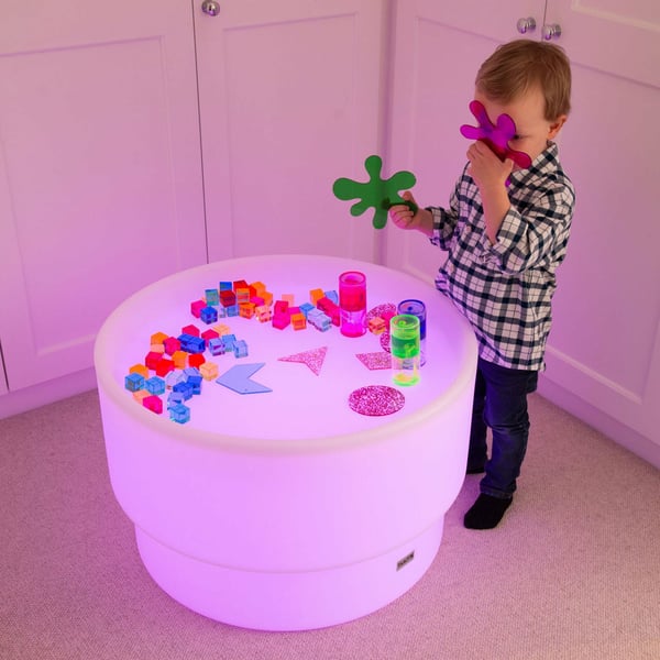 Tickit Sensory Mood Discovery Table natlys til baby Fritstående Hvid