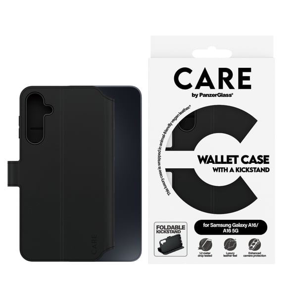 PanzerGlass CARE™ by ® Wallet Case m. Kickstand Samsung Galaxy A16 4G | A16 5G
