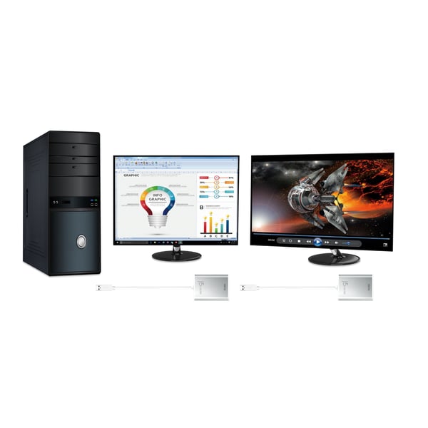 j5create JUA354-N USB™ 3.0 til 4K HDM™-skærmadapter