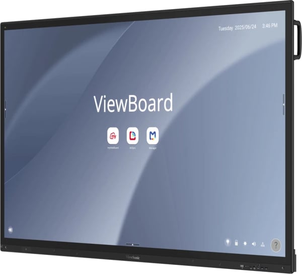 Viewsonic IFP7563-1C Interaktivt whiteboard 190,5 cm (75") 3840 x 2160 pixel Berøringsskærm Sort