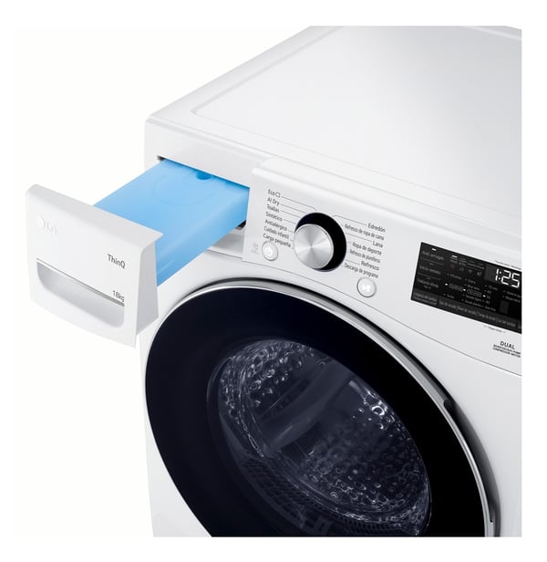 LG RH18U8AVCW tørretumbler Fritstående Front-læsning 18 kg Hvid