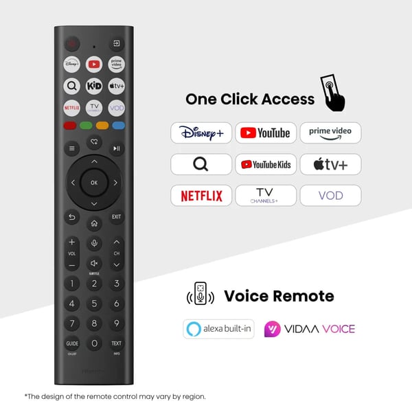 Hisense 43E77Q 109,2 cm (43") 4K Ultra HD Smart TV Wi-Fi Sort