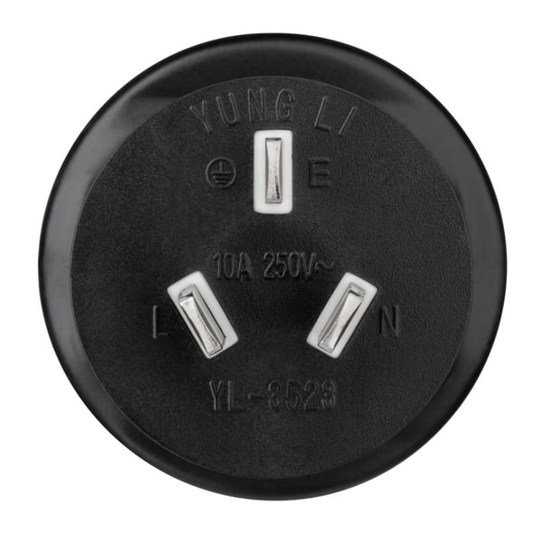 Hama 00108882 pistorasia-adapteri Tyyppi F Tyyppi I (AU) Musta