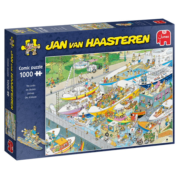 Jan van Haasteren The Locks 1000 pcs Pussel 1000 styck Serietidning Jan van Haasteren The Locks 1000 pcs Pussel 1000 styck Serietidning