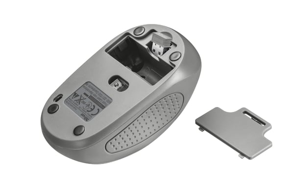 Trust 20785 mus Ambidextrous RF trådløst Optisk 1600 dpi
