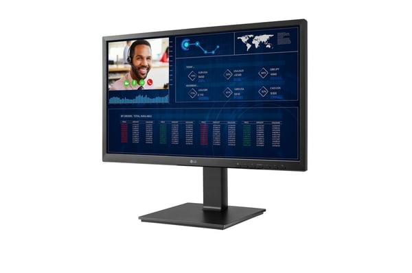 LG 24CN650I-6N Intel® Celeron® J4105 60,5 cm (23.8") 1920 x 1080 pixlar All-in-One thin client 16 GB eMMC Wi-Fi 5 (802.11ac) Svart