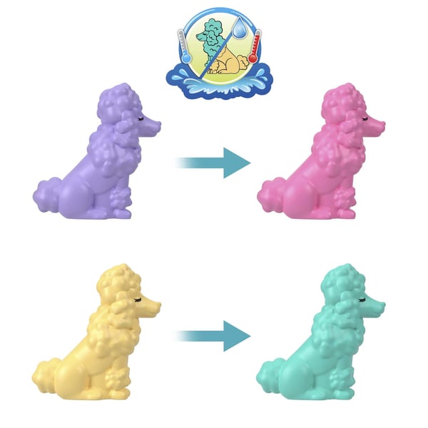 Polly Pocket GROOM& GLAM POODLE COMPACT
