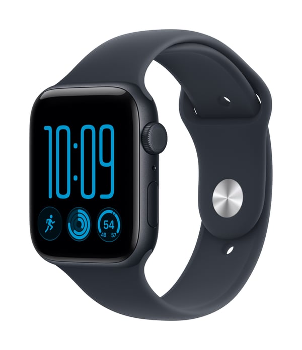 Apple Watch SE (3nd generation) OLED 44 mm Digital 368 x 448 pixel Berøringsskærm 5G Marineblå Wi-Fi GPS (satellit)