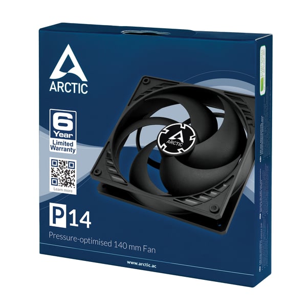 ARCTIC P14 Datorväska Fan 14 cm Svart