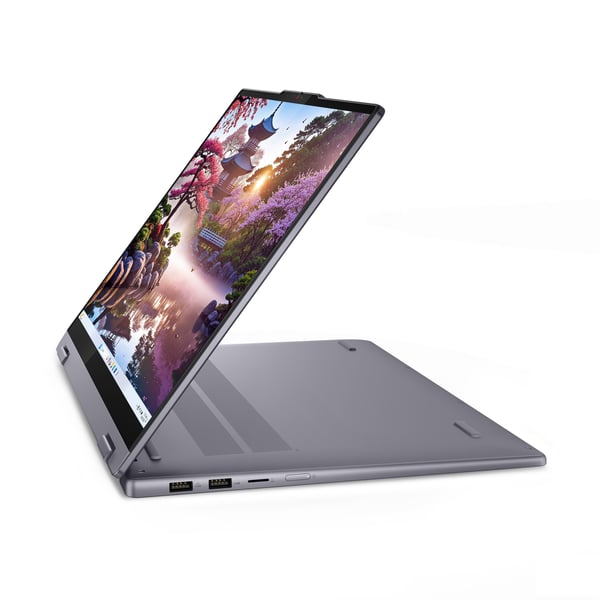 Lenovo IdeaPad 5 2-in-1 16AKP10 Copilot+ PC AMD Ryzen AI 7 350 Hybrid (2-i-1) 40,6 cm (16") Berøringsskærm WUXGA 16 GB LPDDR5x-SDRAM 1 TB SSD Wi-Fi 7 (802.11be) Windows 11 Home Tysk Grå