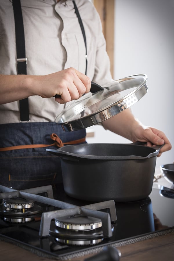 Tefal E24946 Rund Sort