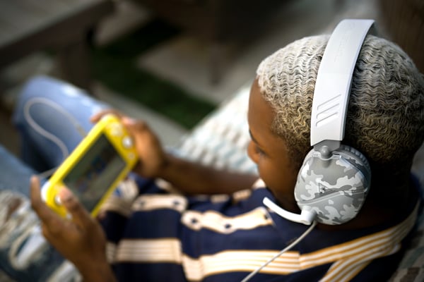 Turtle Beach Recon 70 Headset Ledningsført Spil Grå, Hvid