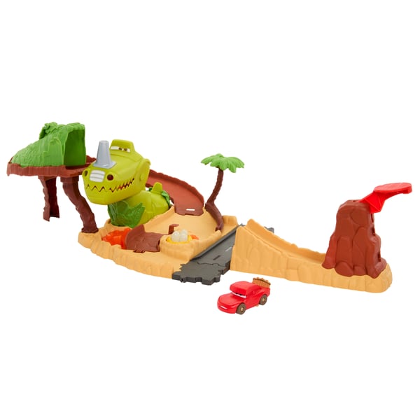 Disney Pixar Cars Disney og Pixar Biler på tur-legesæt med dinosaurlegeplads
