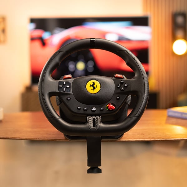 Thrustmaster T98-P Ferrari 296 GTB Sort USB Rat + Pedaler Analog/digital PC, PlayStation 4, PlayStation 5
