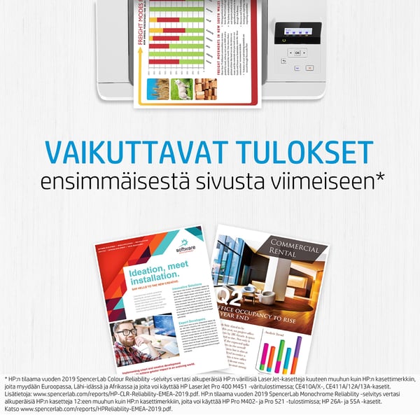 HP 124A, alkuperäinen magenta LaserJet-värikasetti
