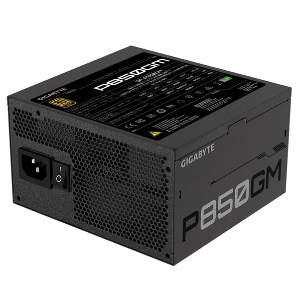 GIGABYTE P850GM enhed til strømforsyning 850 W 20+4 pin ATX ATX Sort